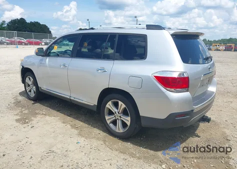 2011 Toyota Highlander Limited V6 from USA, damaged, VIN 5TDYK3EH6BS037907
